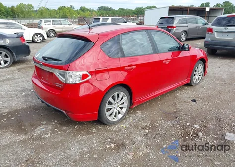 2008 Subaru Impreza Wrx Premium from USA, damaged, VIN JF1GH75668H809406